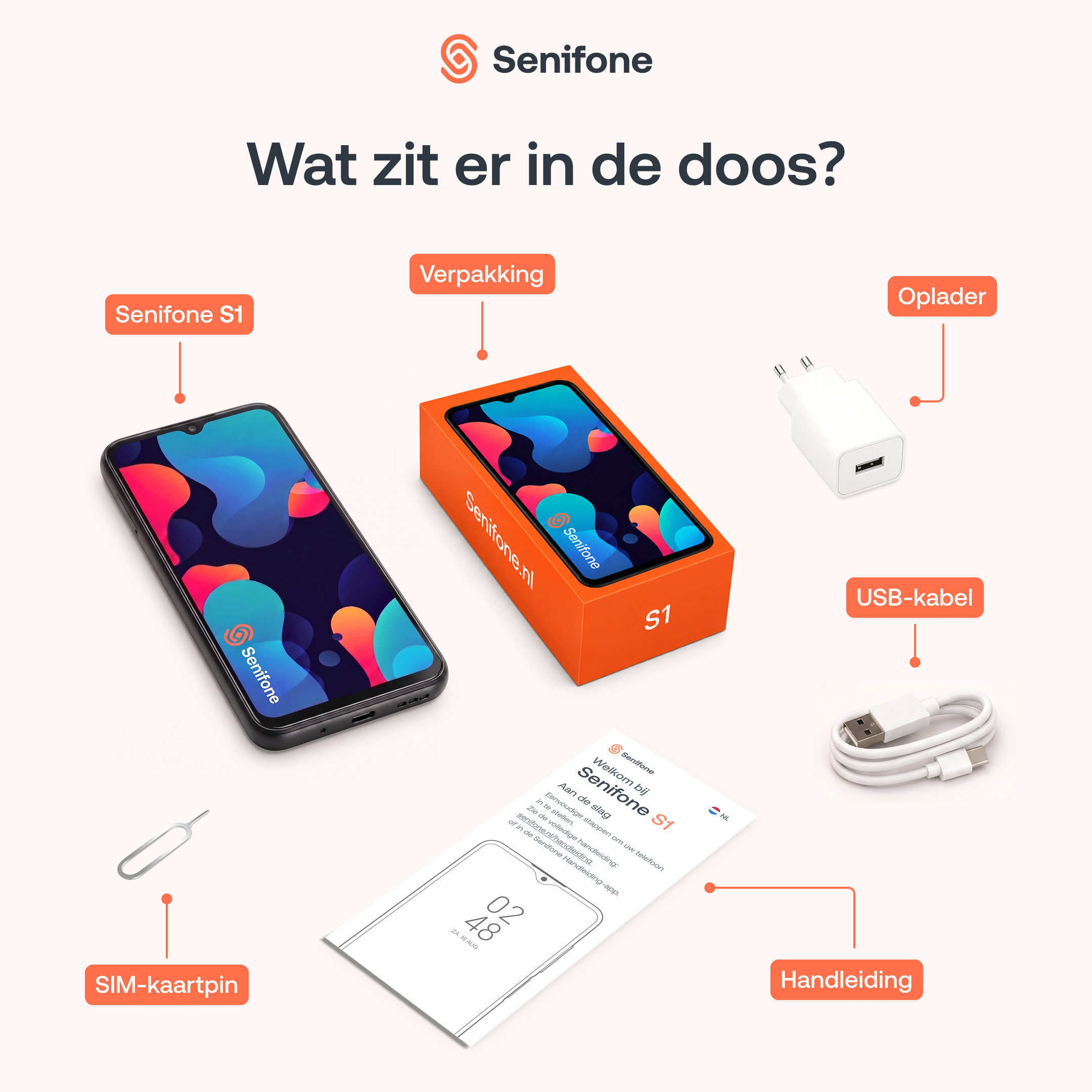 Senifone S1 - Senioren Smartphone